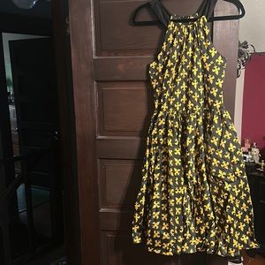 Pinup Couture Pinup Girl Clothing Fleur de Lis Harley Dress Size Medium